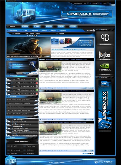 Blaues Clandesign