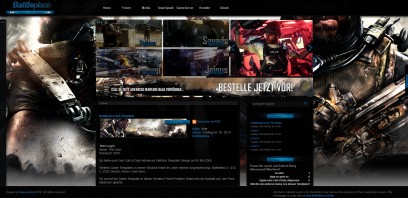 Call of Duty Advanced Warfare Battleplace Ilch Template